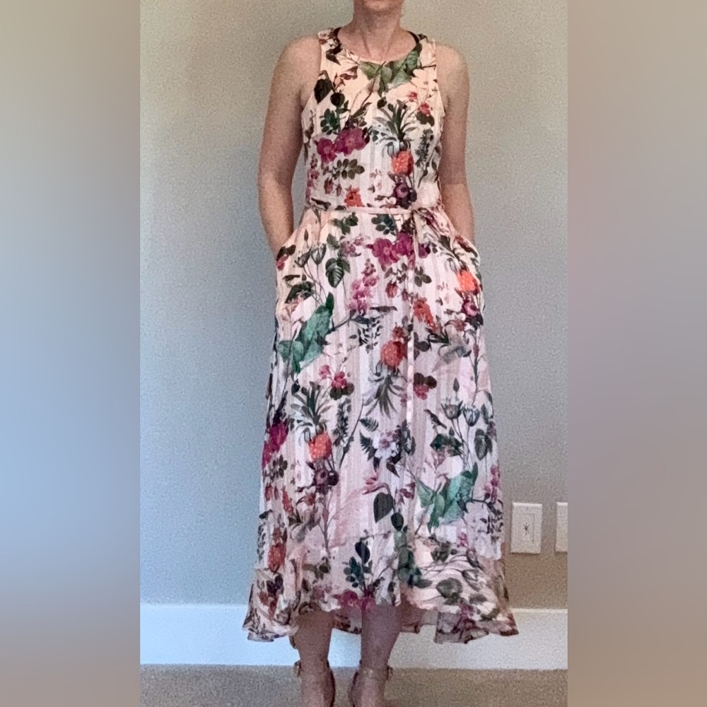 Banana Republic floral maxi, size 2